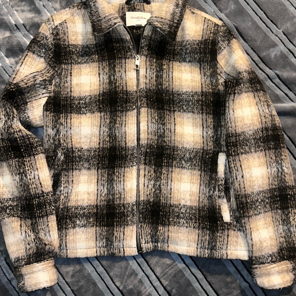 Goodfellow & Co Black and White Plaid Jacket